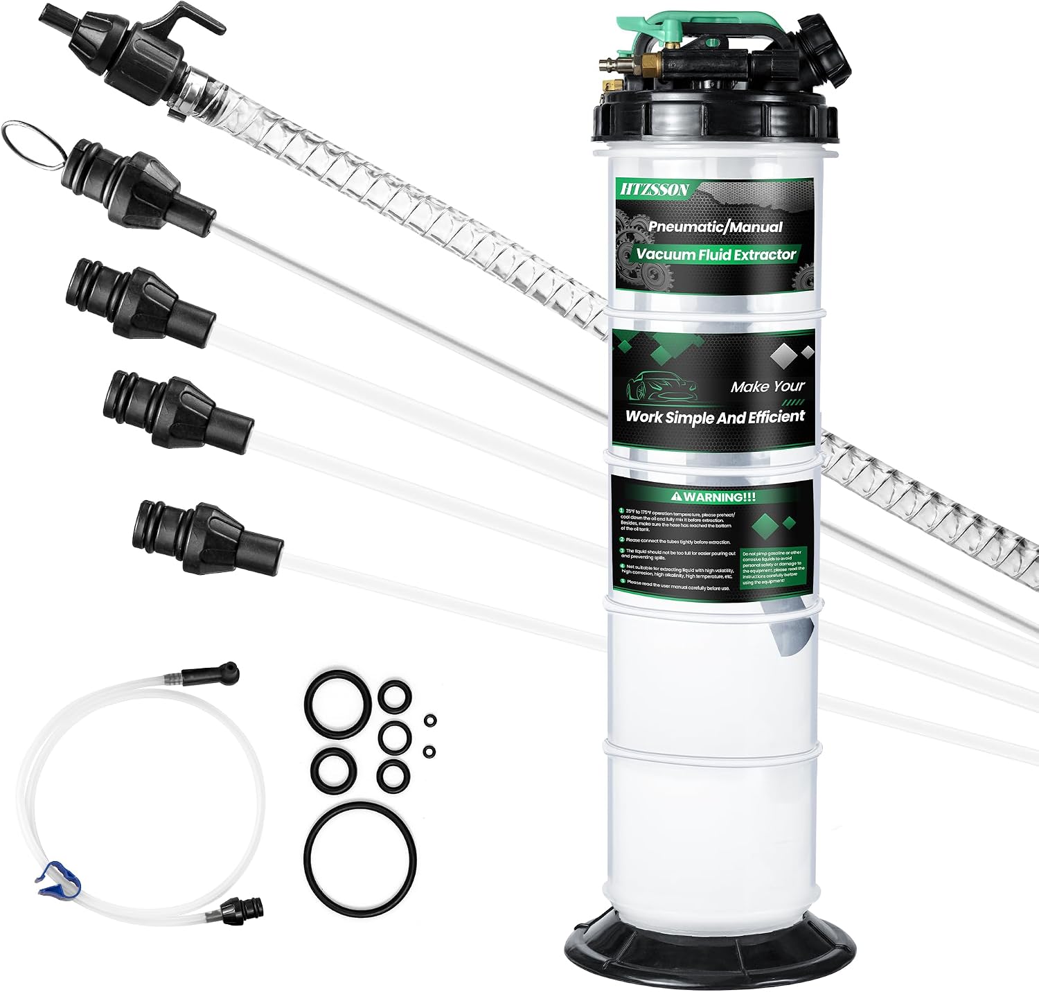 Brake Fluid - Pompe d'extraction d'huile pneumatique/manuelle de 9,5