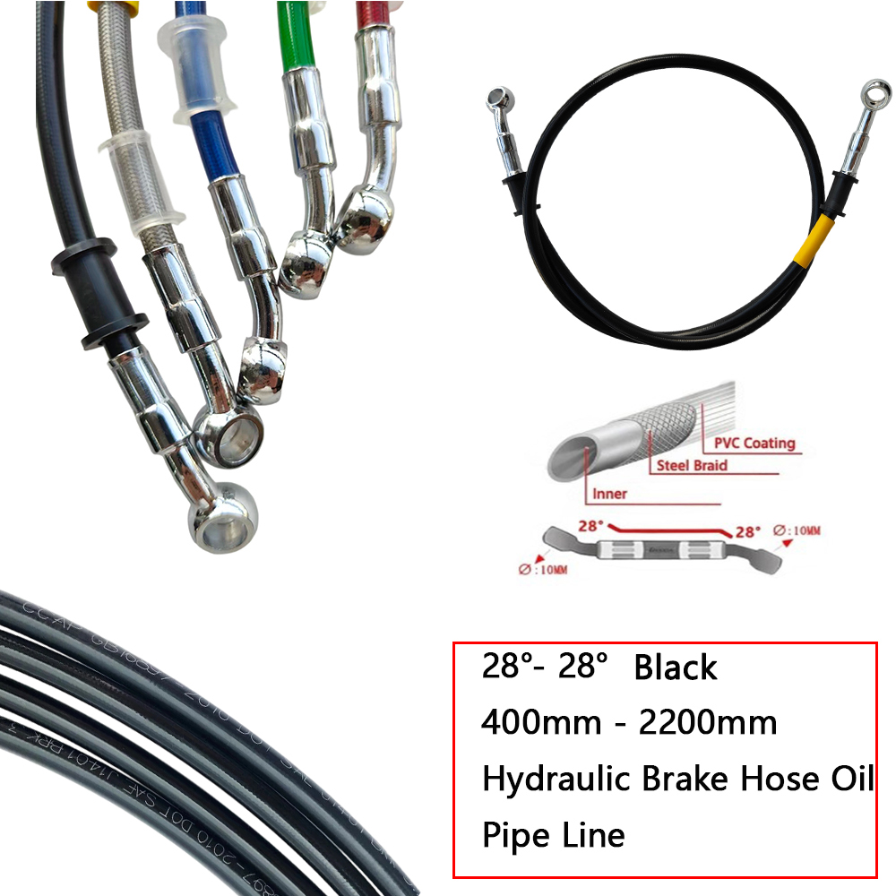 Motorcycle Brake Cable - 28 ° -28 ° Tuyau de