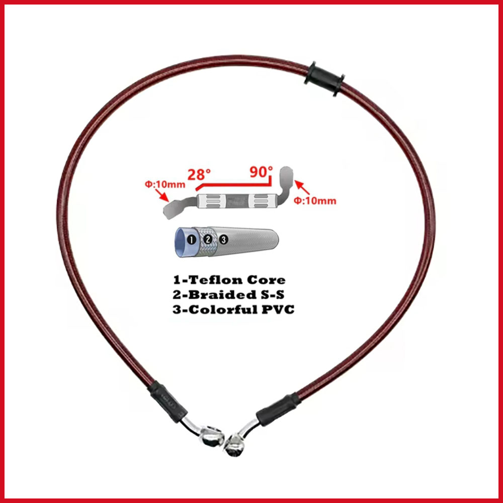 28-90 degrés 10mm Banjo 300mm  - Motorcycle Brake Cable avis et prix
